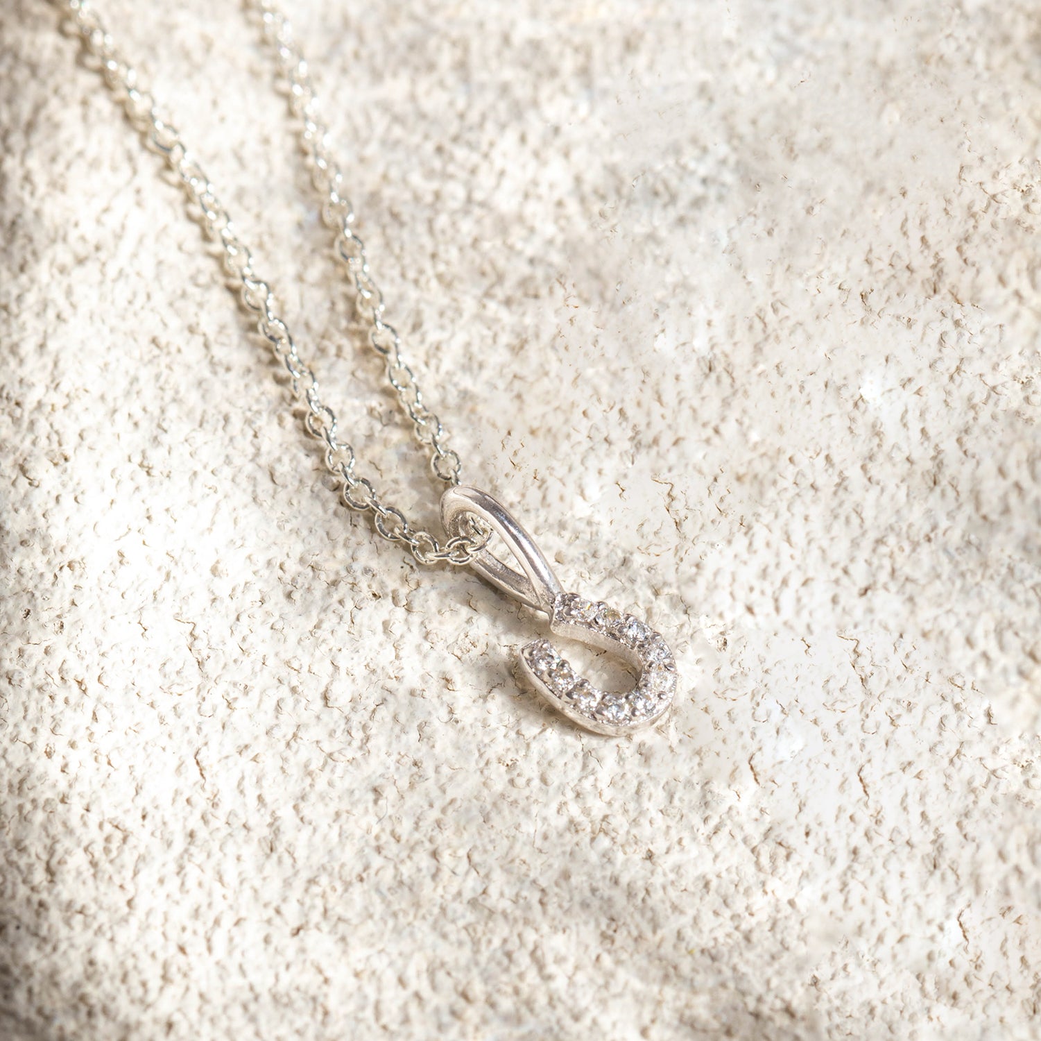 Tiny Horseshoe Necklace - Dainty Silver Lucky Charm Pendant for Women - Perfect for Everyday Wear, Gifts & Special Occasions