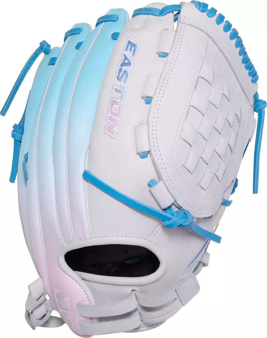 Easton Professional Collection Color Splash 2.0 Fastpitch Softball Glove - 12.5 Inch Youth/Adult Size (PCFP125 3WCBP) for Training, Games & Competitive Play