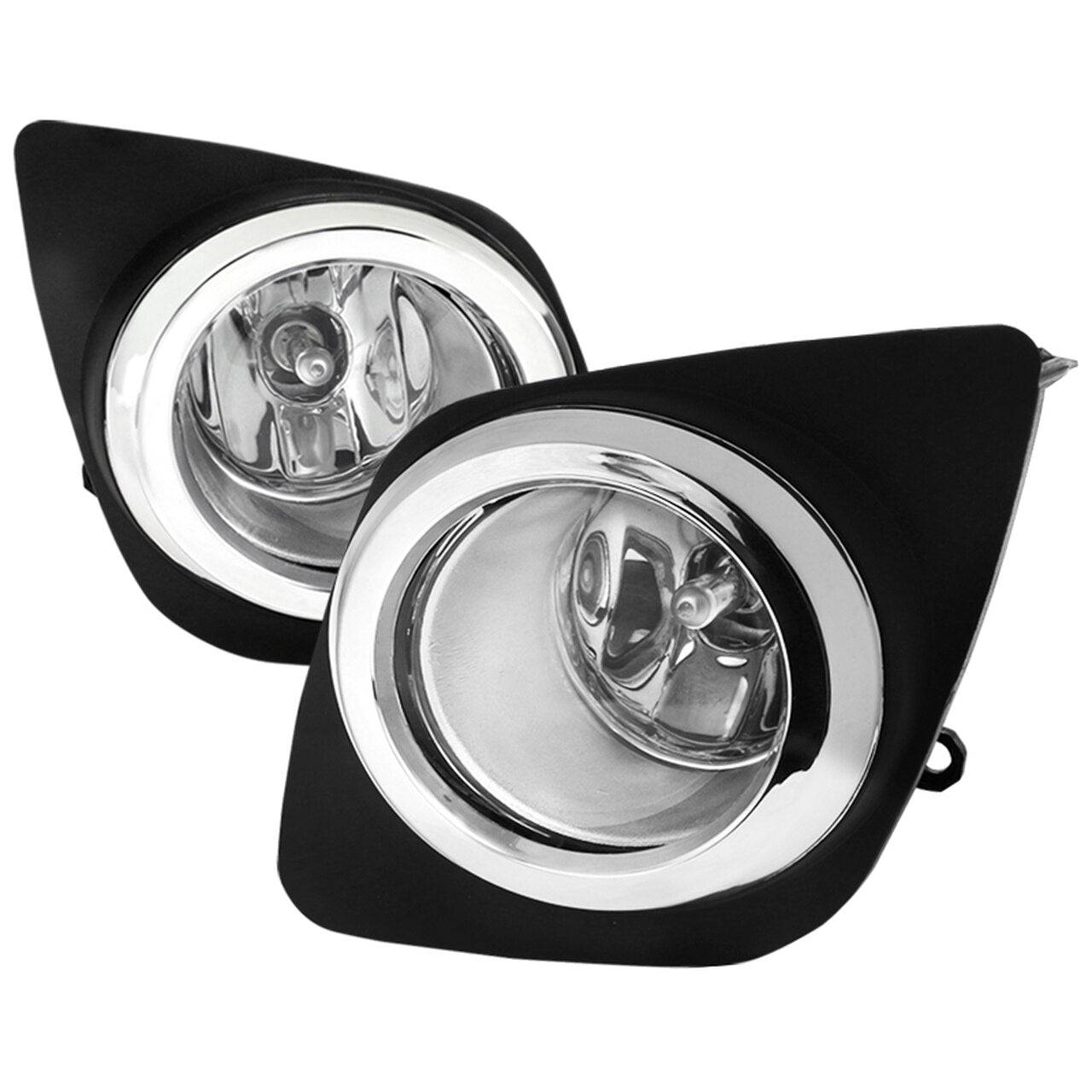 2009-2012 Toyota RAV4 Fog Lights - Clear Lens Bumper Fog Lamp Kit with H11 Bulbs & Switch - Perfect for Night Driving and Off-Road Adventures
