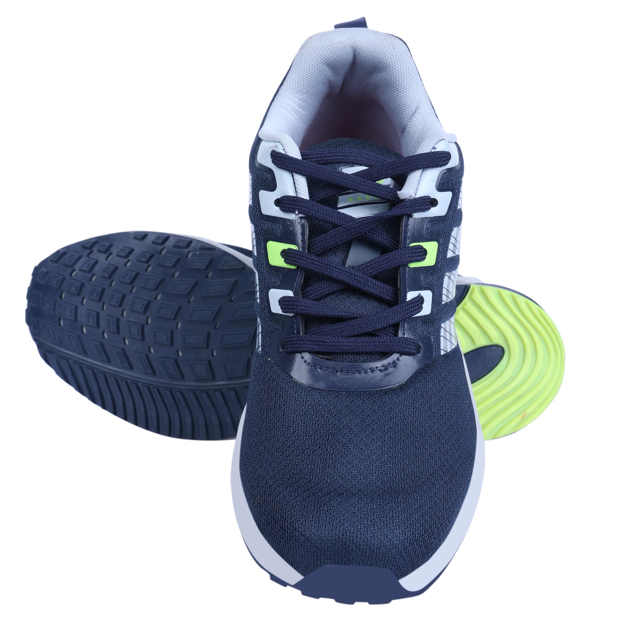 Lancer Men's Rambo-176nbl-pgn Running Shoes - Lightweight Athletic Sneakers for Jogging, Gym Workouts & Outdoor Activities | Comfortable Breathable Training Shoes for Men