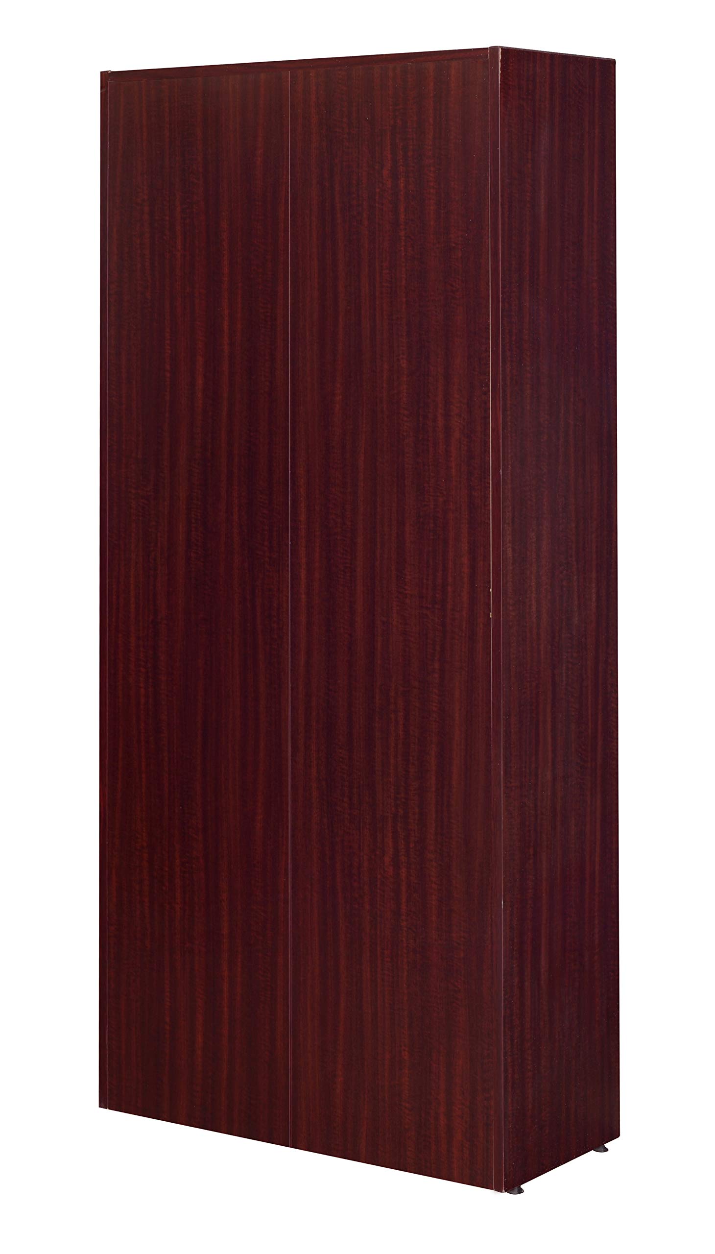 Regency High Bookcase Legacy - 71 Inch Solid Mahogany Wood Bookshelf for Living Room, Office & Library - Classic Tall Book Storage Furniture with Adjustable Shelves