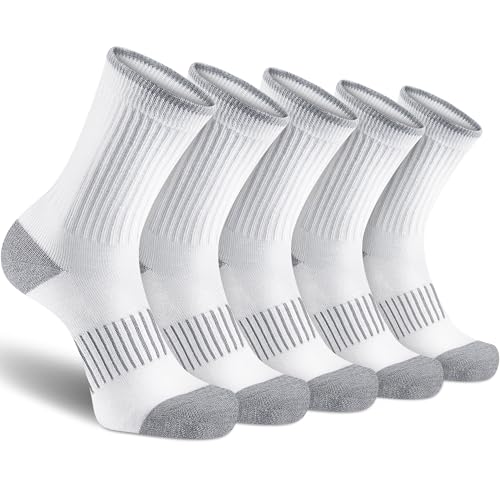 5 Pairs White