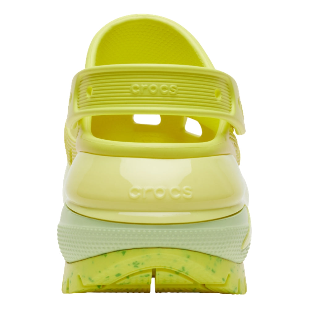 Unisex Crocs Mega Crush Clog - Comfortable & Durable Green Slip-On Shoes for Men & Women - Perfect for Outdoor, Beach, and Casual Wear