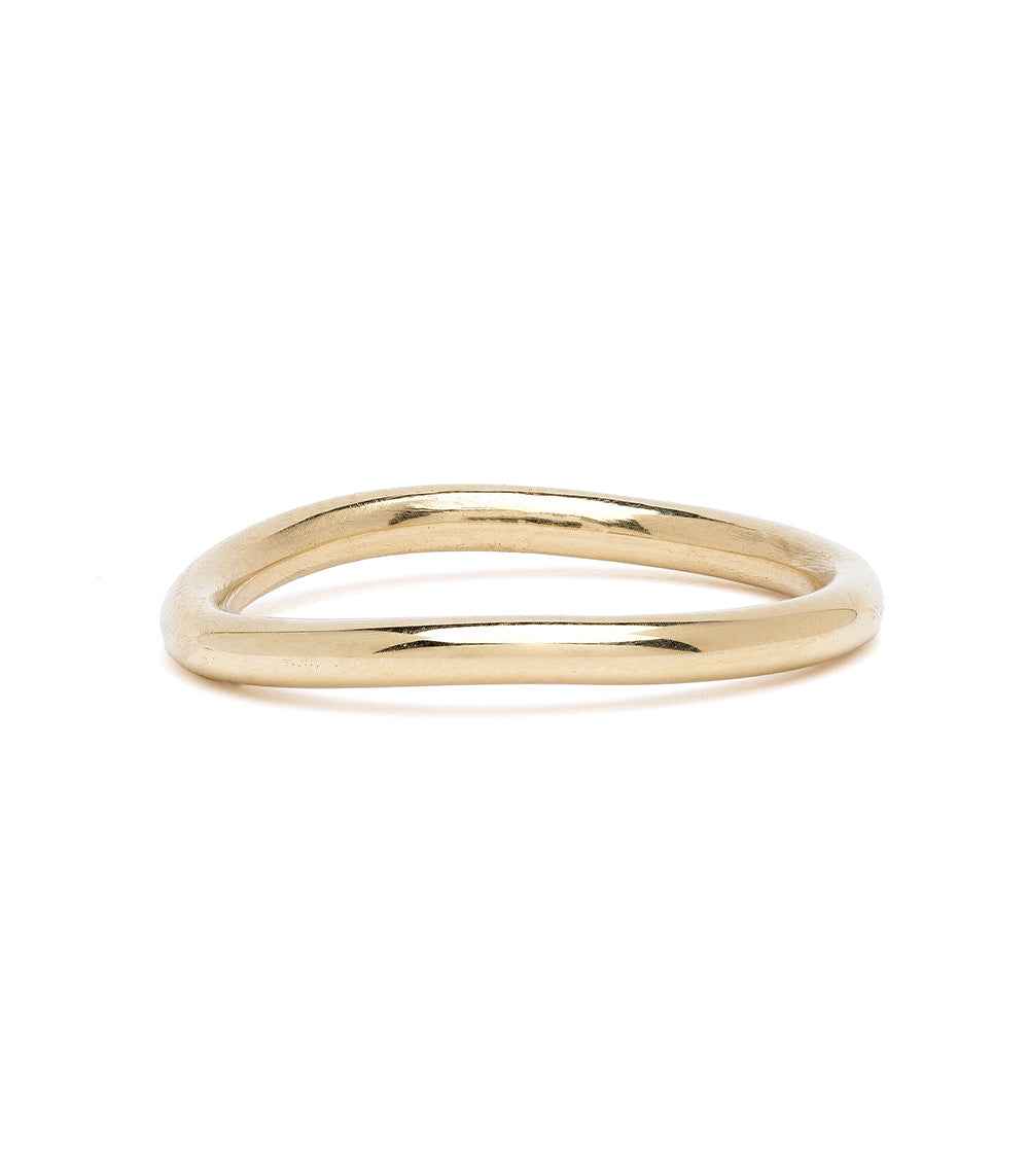 Mini Melt Gold Wedding Band - Boho Engagement Ring for Women - Perfect for Boho Chic, Vintage & Alternative Wedding Styles