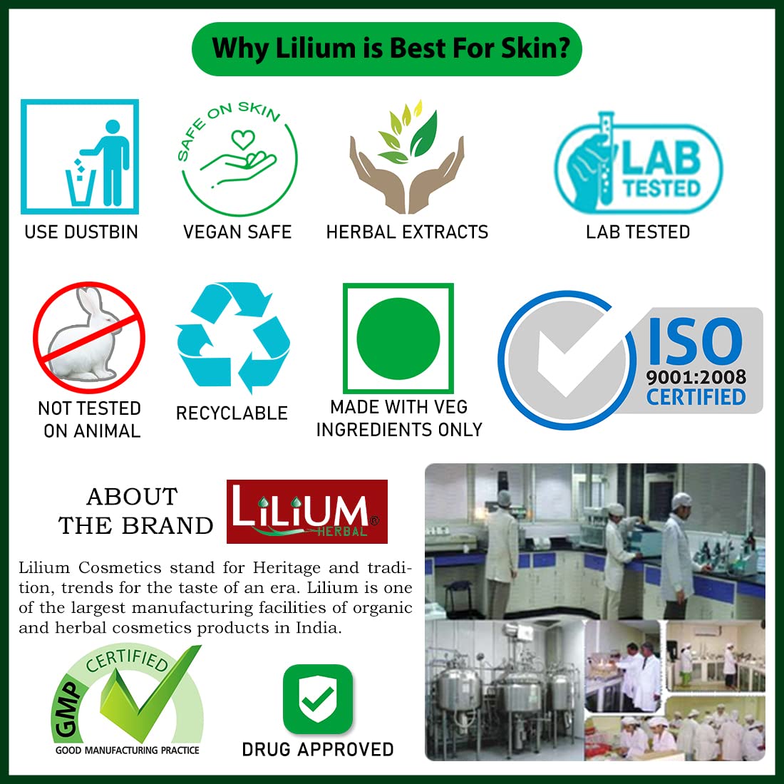 Lilium Vitamin C Face & Body Scrub - Brightening & Exfoliating for Glowing Skin, 250g - Perfect for Daily Skincare Routine & Spa Treatment