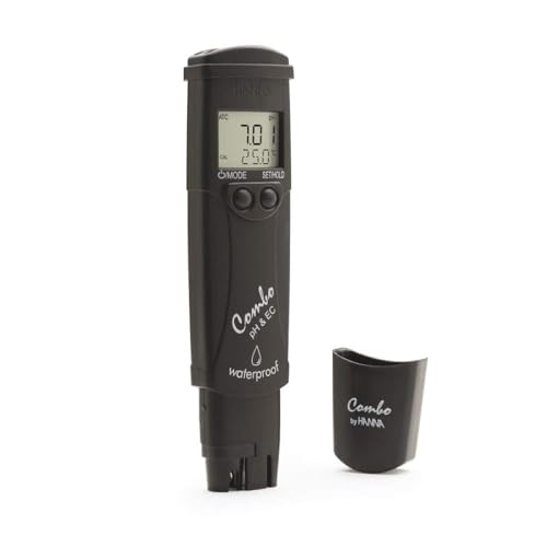 HI98129 Hanna Combo pH/EC/TDS/C/PPM Water Quality Tester - Professional Portable Meter for Hydroponics, Aquariums, Pools & Drinking Water Testing