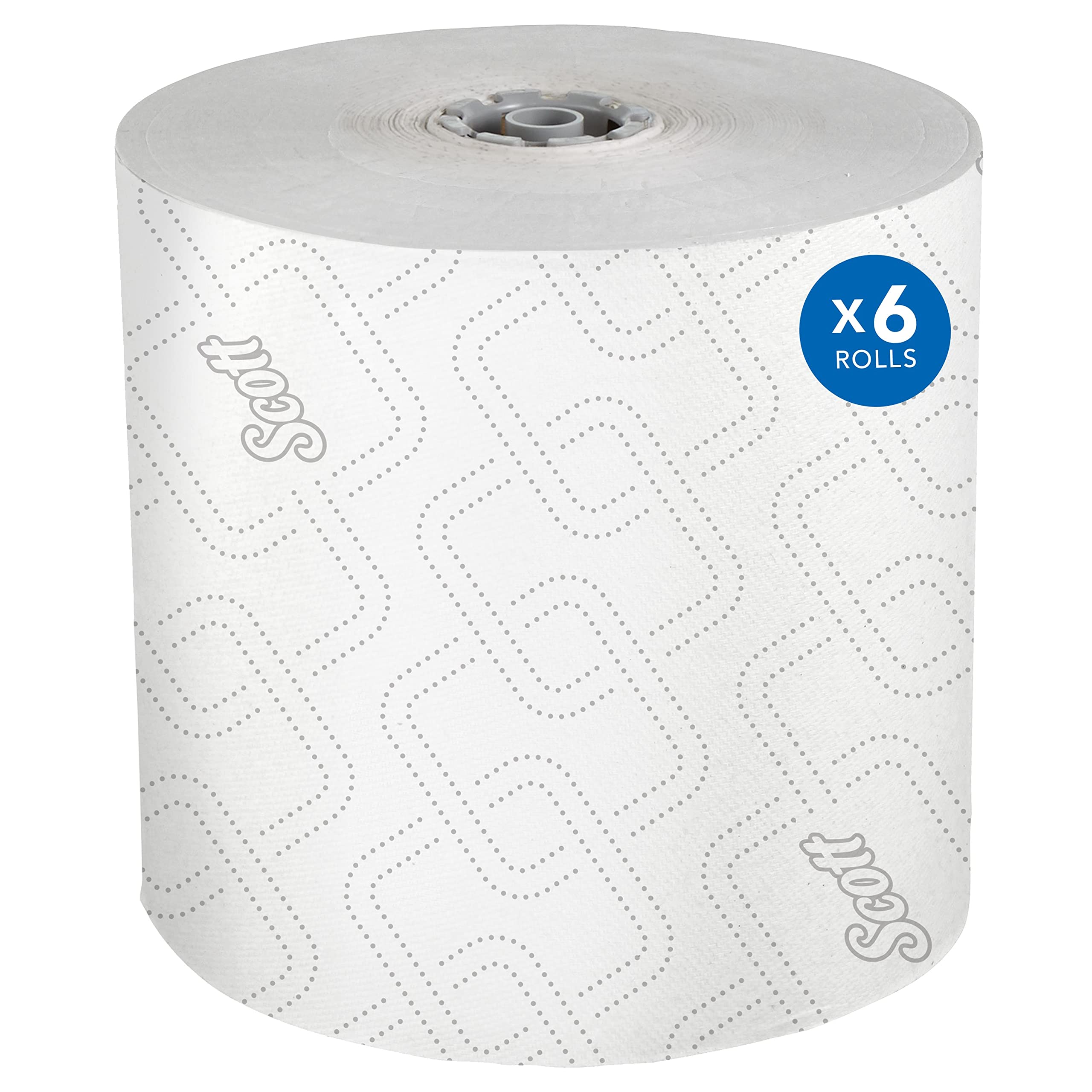 Pro Hard Roll Paper Towels (25703) - Super Absorbent with Pockets, Fits MOD Dispenser (Grey Core), 1150' per Roll, 6 White Rolls/Case (6900 ft Total) - Ideal for Commercial Kitchens, Restaurants & Office Break Rooms