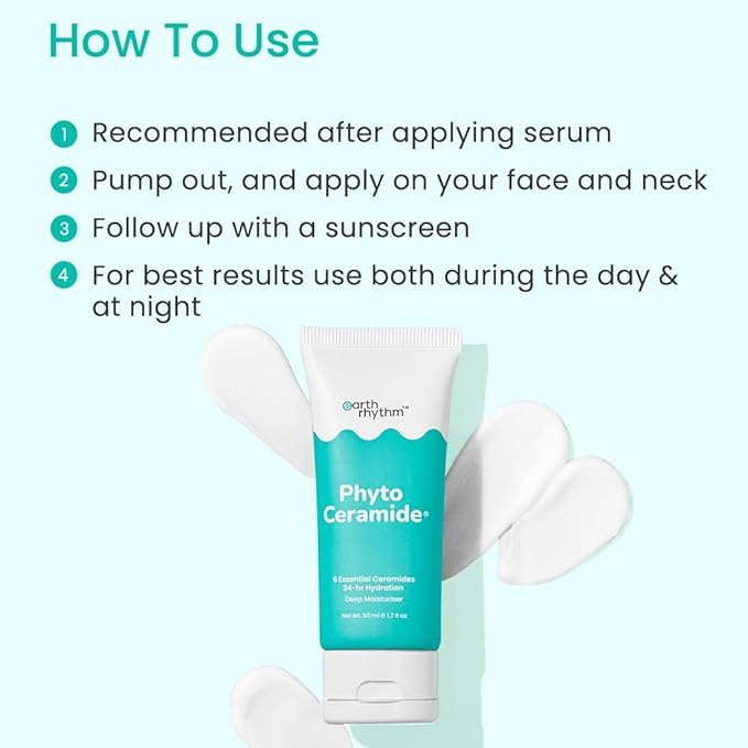 Apricx Hyaluronic Acid Face Moisturizer with Vitamin E & Phyto Ceramide - Deep Hydration for Dry, Sensitive & Normal Skin | Strengthens Skin Barrier | 50ml | Day & Night Cream for Glowing Skin