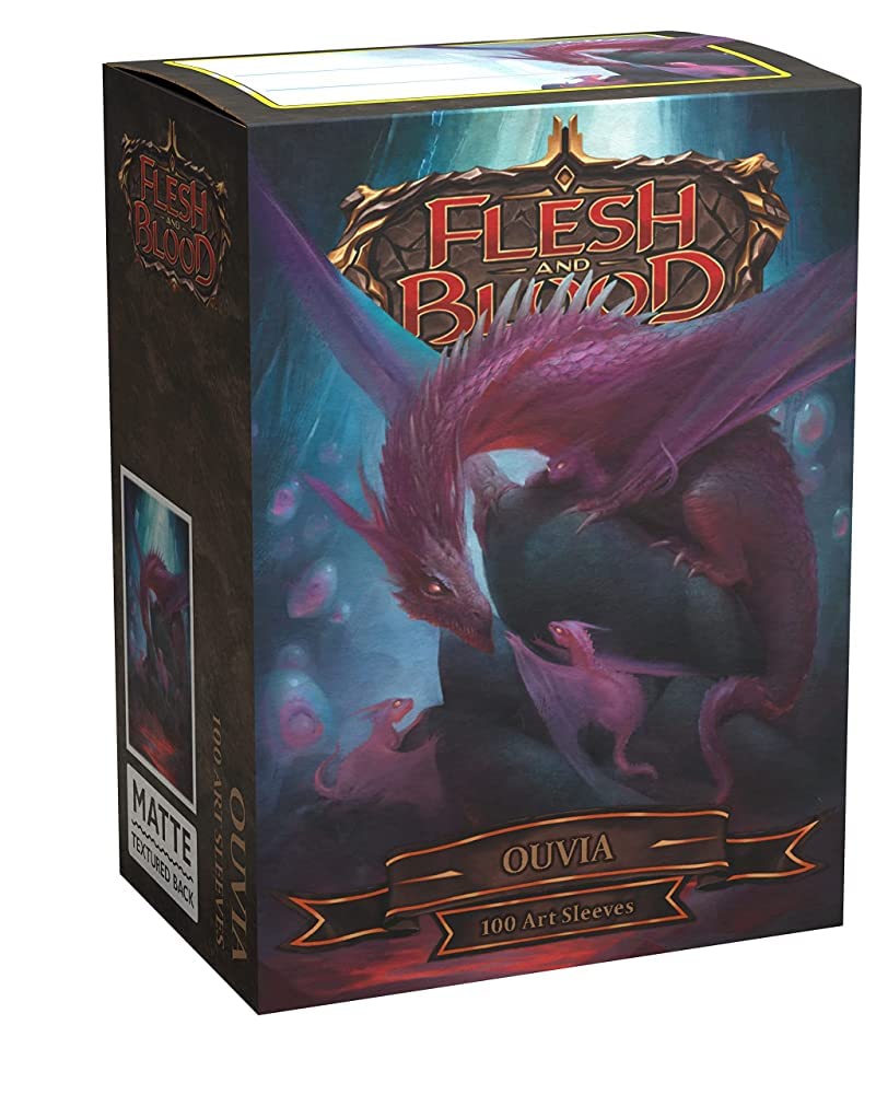 Dragon Shield Matte Art Sleeves 100ct - Premium Flesh and Blood TCG Card Protectors (Ouvia Edition) | Perfect for Collectible Card Games, Tournaments & Long-Term Storage