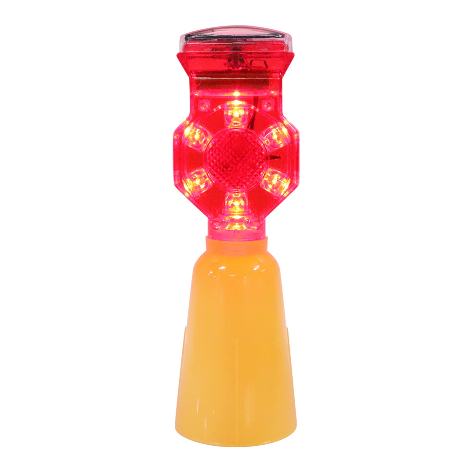 OSALADI Solar Strobe Warning Light - High Visibility Emergency Beacon for Traffic Safety, Cars & Roadside Use - Solar Powered Flashing Light for Hazards, Construction & Night Visibility