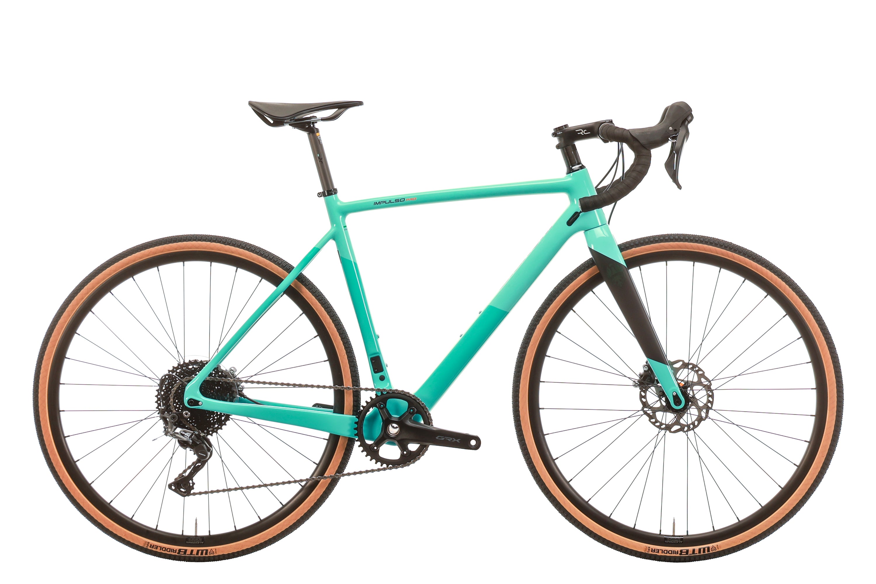 Bianchi Impulso Pro Gravel Bike 2023 - 52cm Carbon Frame, Shimano GRX Groupset - Perfect for Adventure Riding, Commuting & Off-Road Trails