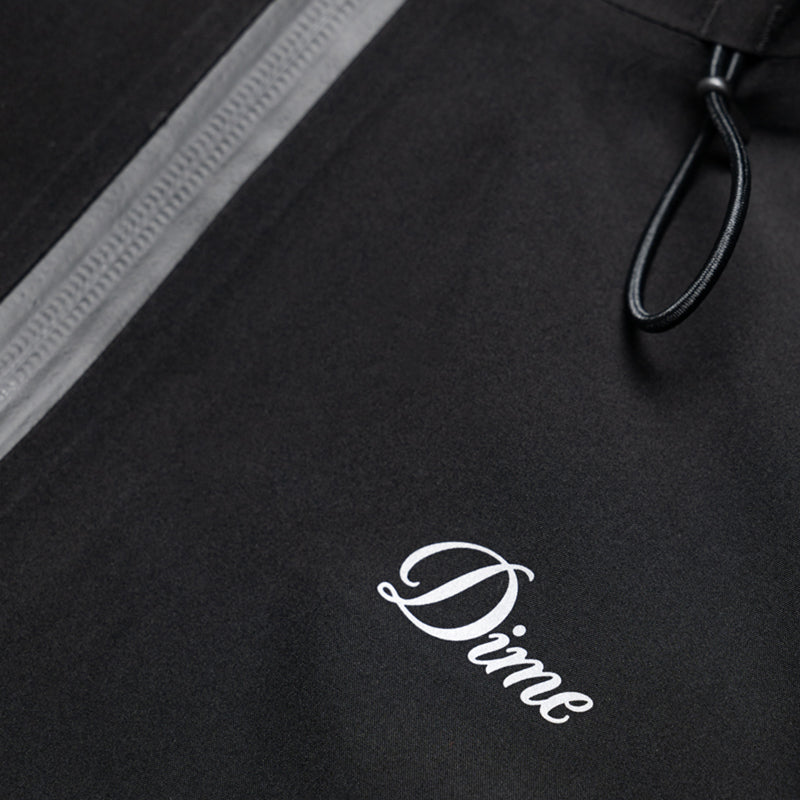 Dime x Adidas Studded GORE-TEX Waterproof Jacket for Men - Black Windbreaker for Outdoor Hiking & Streetwear Fashion