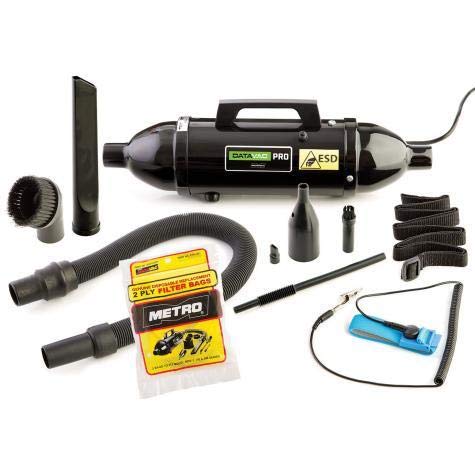 METROVAC DataVac® ESD Safe Pro Series MDV-1ESD Compact Computer Vacuum & Blower for Electronics | Anti-Static, HEPA Filtration, Durable | Perfect for PC Cleaning, Keyboard Dust Removal & Electronics Maintenance
