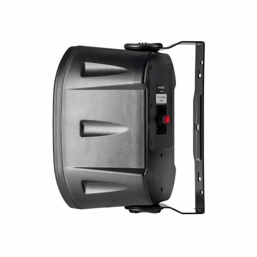 6.5 Inch Weatherproof Outdoor 2-Way Speakers with Wall Mount Bracket - Black or White (Pair) | BBQthingz® - Perfect for Patio, Poolside, and Backyard Entertainment