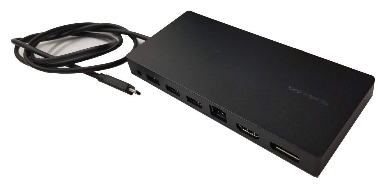 Original Genuine TDAS HP Elite USB-C Docking Station with 65W AC Adapter (Model 903414-001) - Perfect for Home Office, Remote Work & Business Laptop Connectivity
