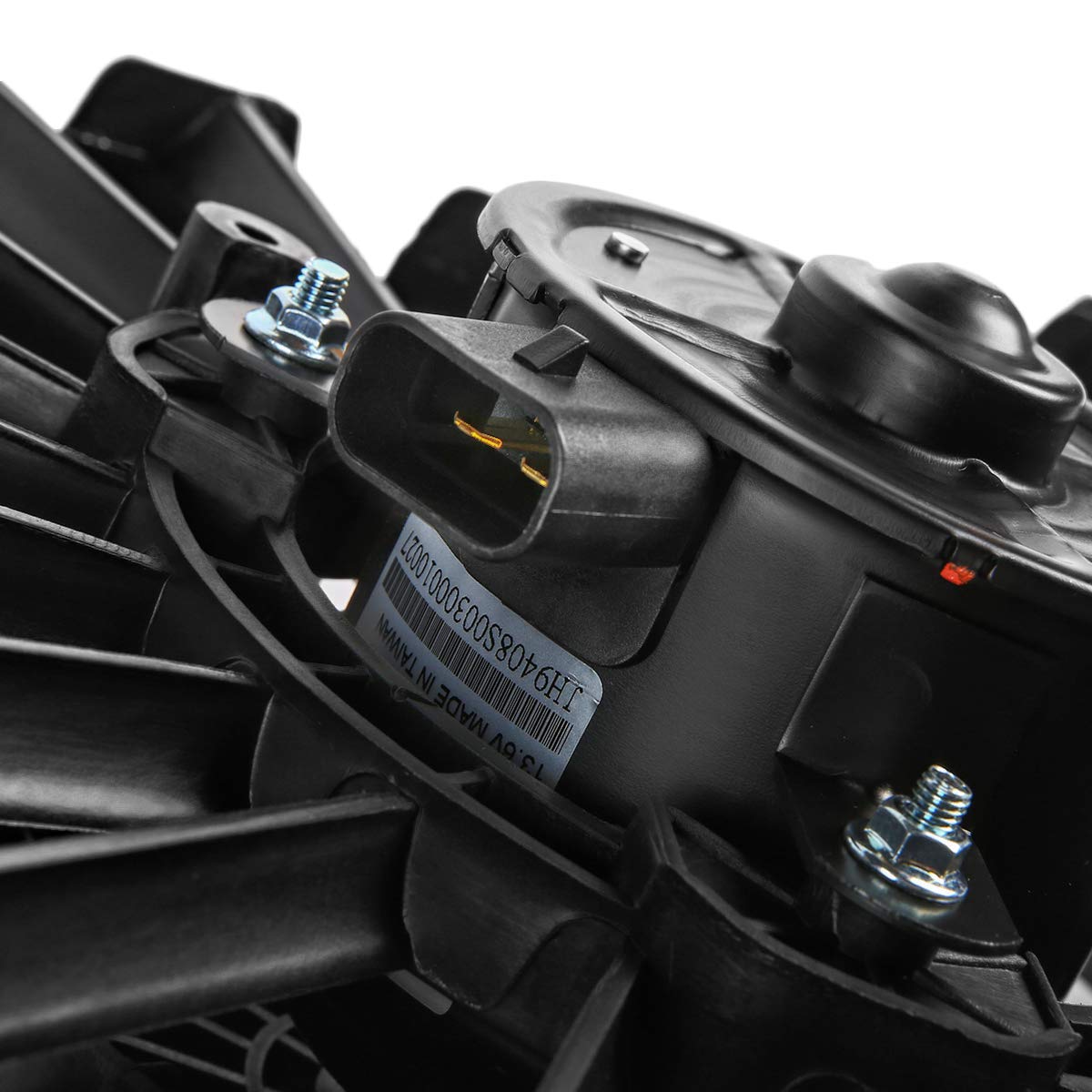 GM3115178 OE Style Radiator Cooling Fan Assembly Compatible with Chevy Malibu Pontiac G6 Saturn Aura 2.2L 2.4L 3.5L (2004-2012) - Perfect for Engine Overheating Prevention & Summer Driving