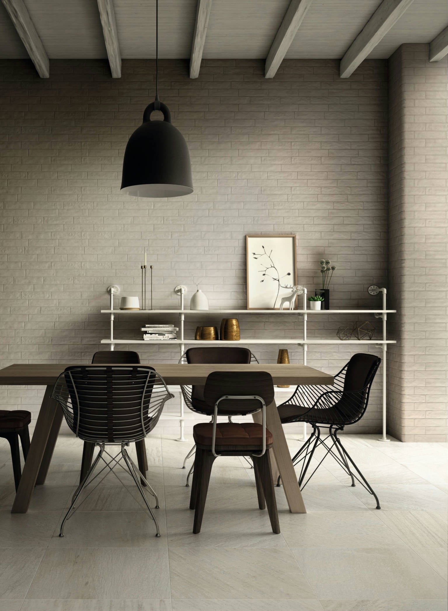 Premium Perla 3x11 Brick Porcelain Tile - Durable Ceramic Wall & Floor Tiles for Kitchen Backsplash, Bathroom, and Commercial Spaces