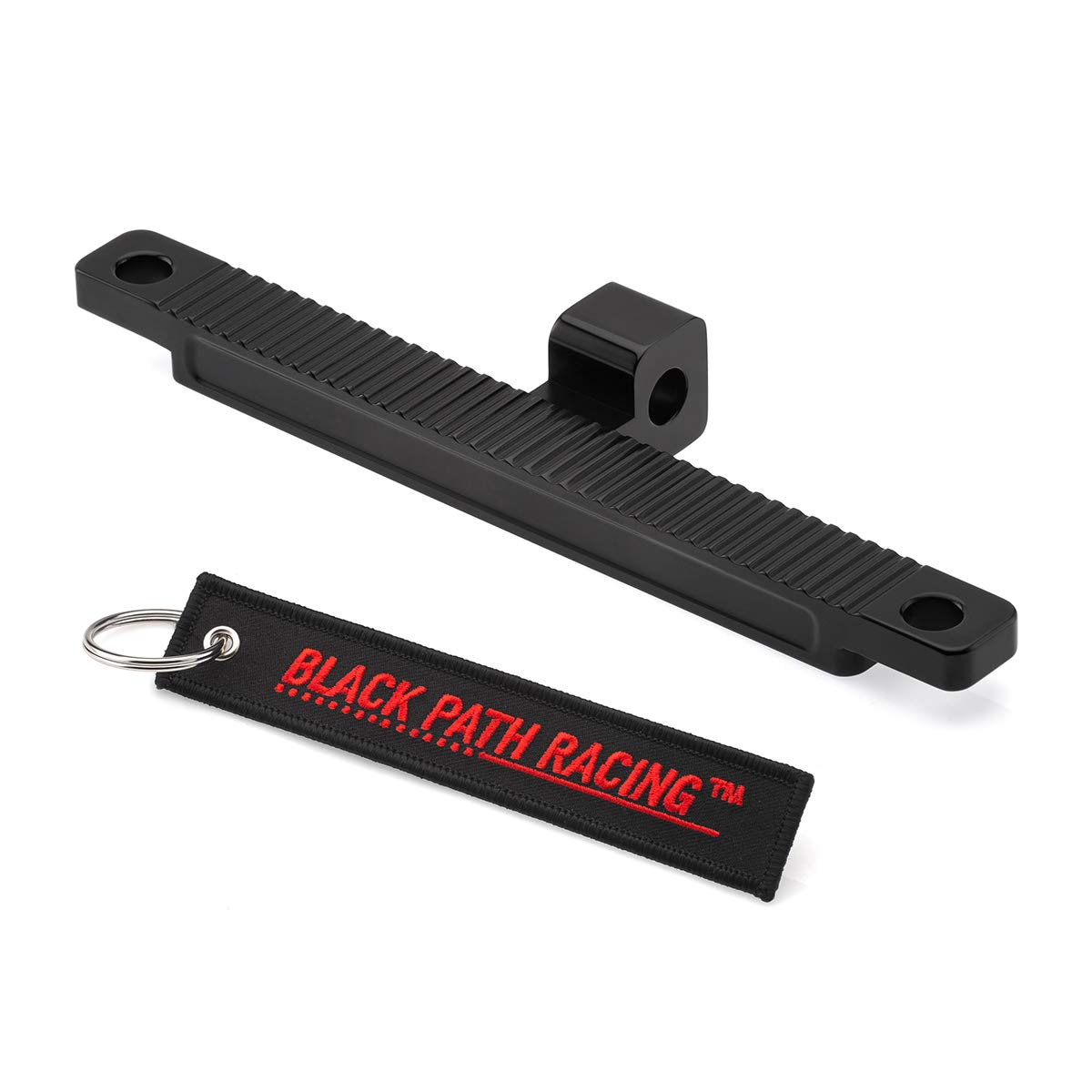 BlackPath Harley Davidson Fat Bob Headlight Bracket Mount Kit - Compatible with 2018-2021 Models - T6 Billet Aluminum Aftermarket Conversion (Black) - Perfect for Custom Motorcycle Upgrades & Night Riding Safety