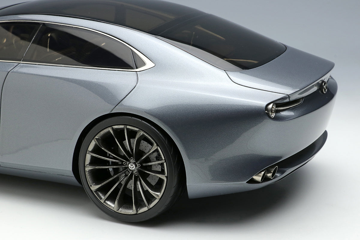 Eidolon 1:18 Scale Mazda Vision Coupe 2017 Diecast Model Car - Metallic Gray - Collectible Sports Car for Display & Gift - Perfect for Car Enthusiasts & Model Collectors