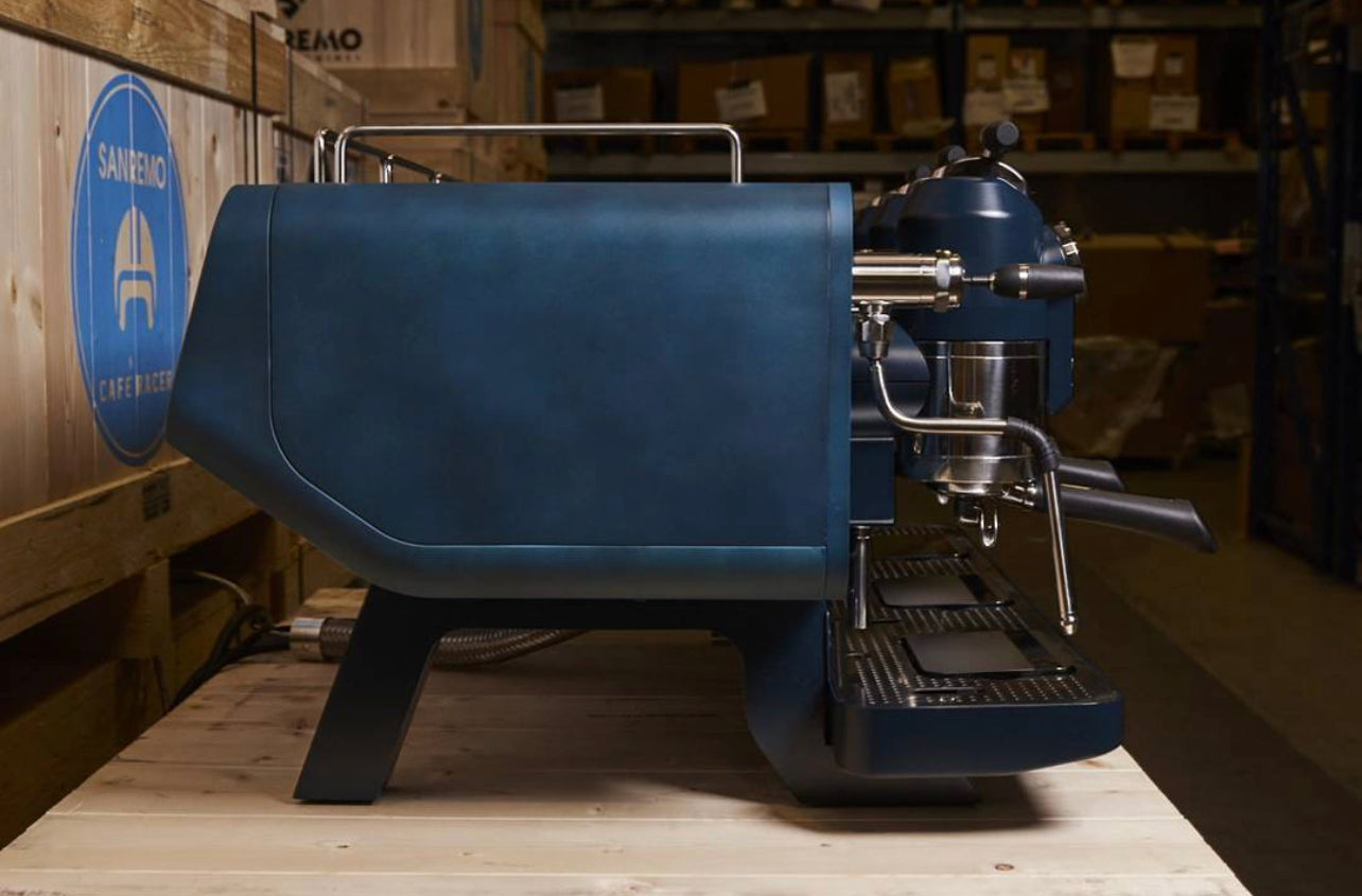 Sanremo Opera 2.0 Commercial Espresso Machine - 2 Group Semi-Automatic Coffee Maker in Octane Blue | Perfect for Cafes, Coffee Shops & Specialty Brewing Businesses