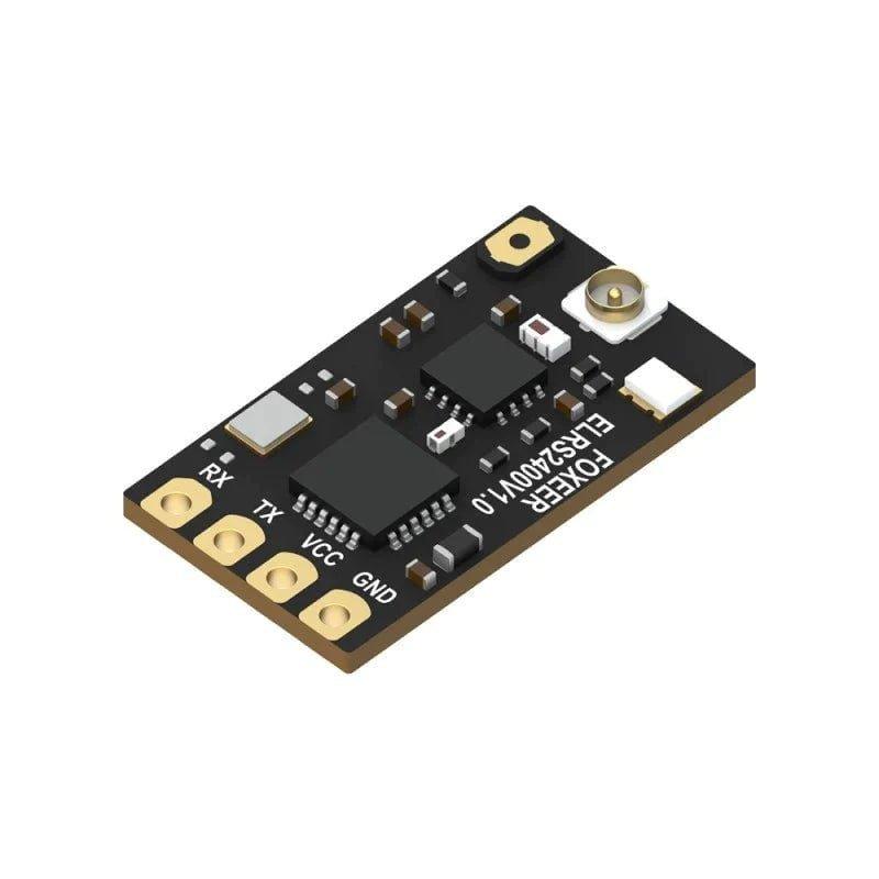 Foxeer ELRS 2.4GHz Receiver with T Antenna - Long Range Drone FPV Receiver for RC Drones and Quadcopters - Perfect for Racing, Freestyle Flying and Long Distance FPV Control