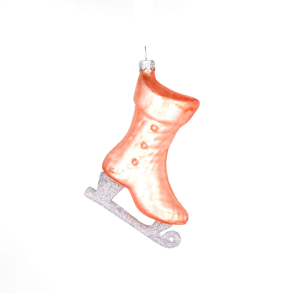 Christmas Ice Skate Ornament - Handmade Metal Hanging Decor for Holiday Tree, Winter Home Decoration - Perfect for Xmas Gifts & Festive Party Decor