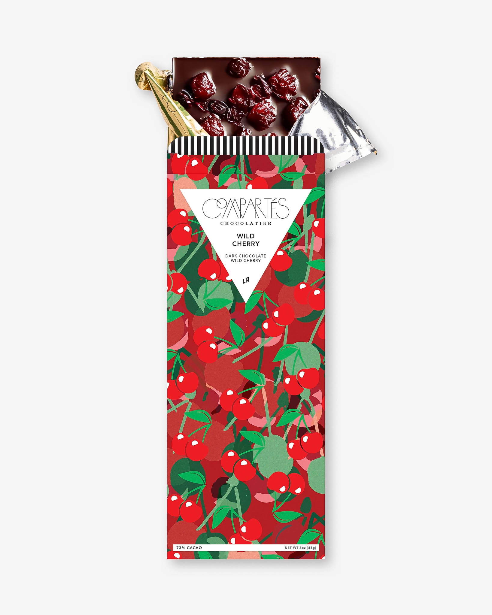Premium Wild Cherry Dark Chocolate Bar - Rich, Decadent & Antioxidant-Rich - Perfect for Gifts, Desserts & Healthy Snacking