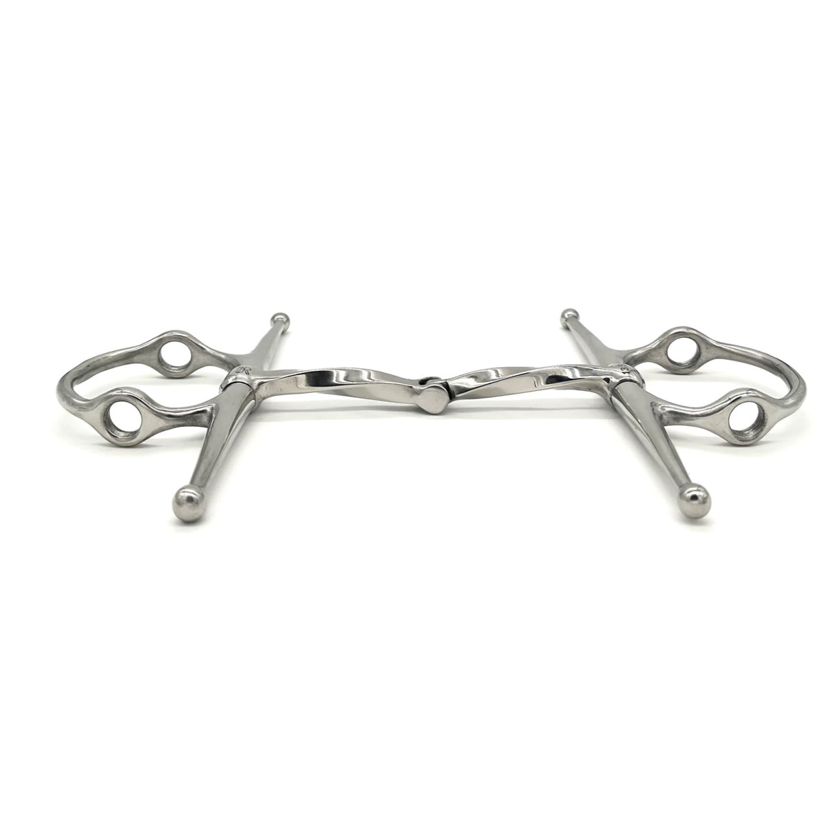 AJR Sport Twisted Hinge Nelson Gag Bit - English Horse Riding Training Bit for Western & English Equestrian - Perfect for Dressage, Jumping & Trail Riding