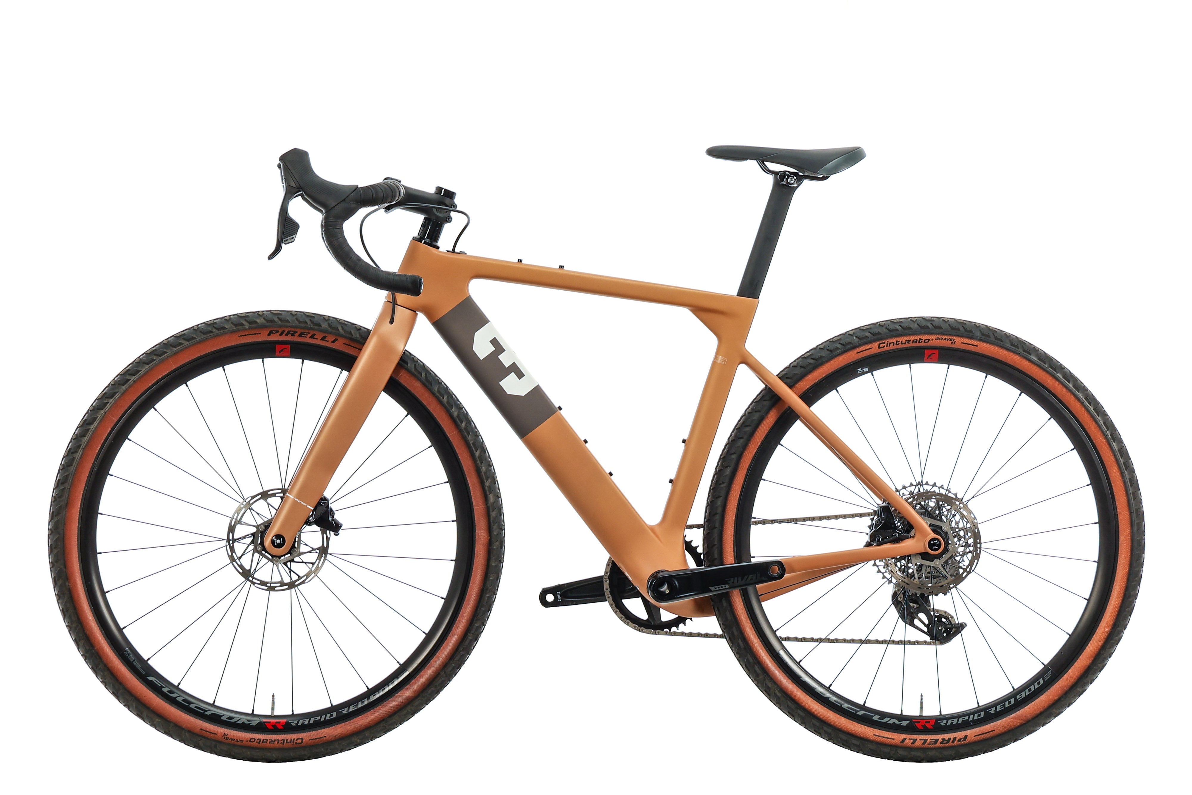 2023 3T Exploro Primo Rival XPLR Gravel Bike - Lightweight Carbon Frame, SRAM Rival 1x Groupset - Perfect for Adventure Riding, Bikepacking & Off-Road Cycling (Size Small)