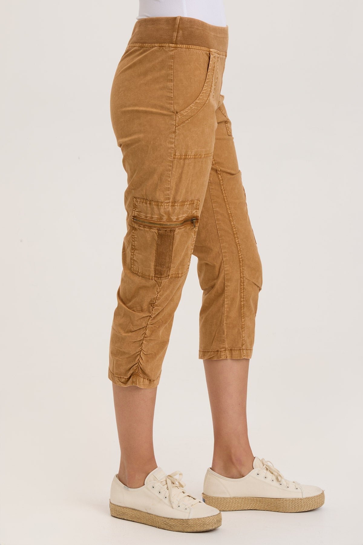 Nadia Distressed Crop Top in Copper Wash - Stylish Vintage Look for Casual Outfits & Boho Fashion