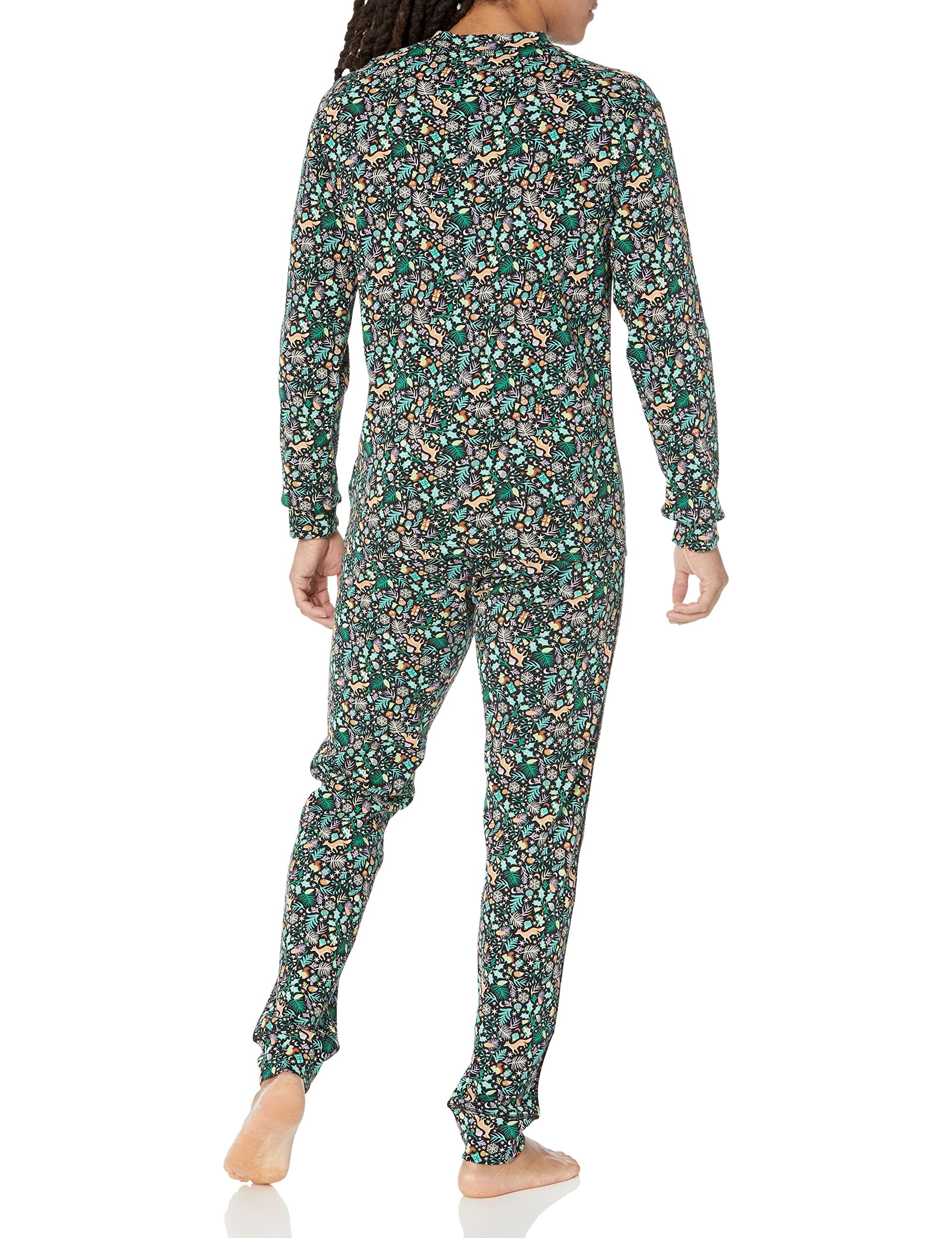 Amazon Essentials Men's Soft Cotton Knit Pajama Set - Comfortable Sleepwear for Relaxing at Home & Lounging