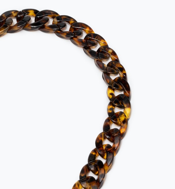 Chunky Acetate Eyeglass Chain 700mm - Stylish Reading Glasses Holder for Women & Men - Perfect for Reading, Working, and Fashion Accessories