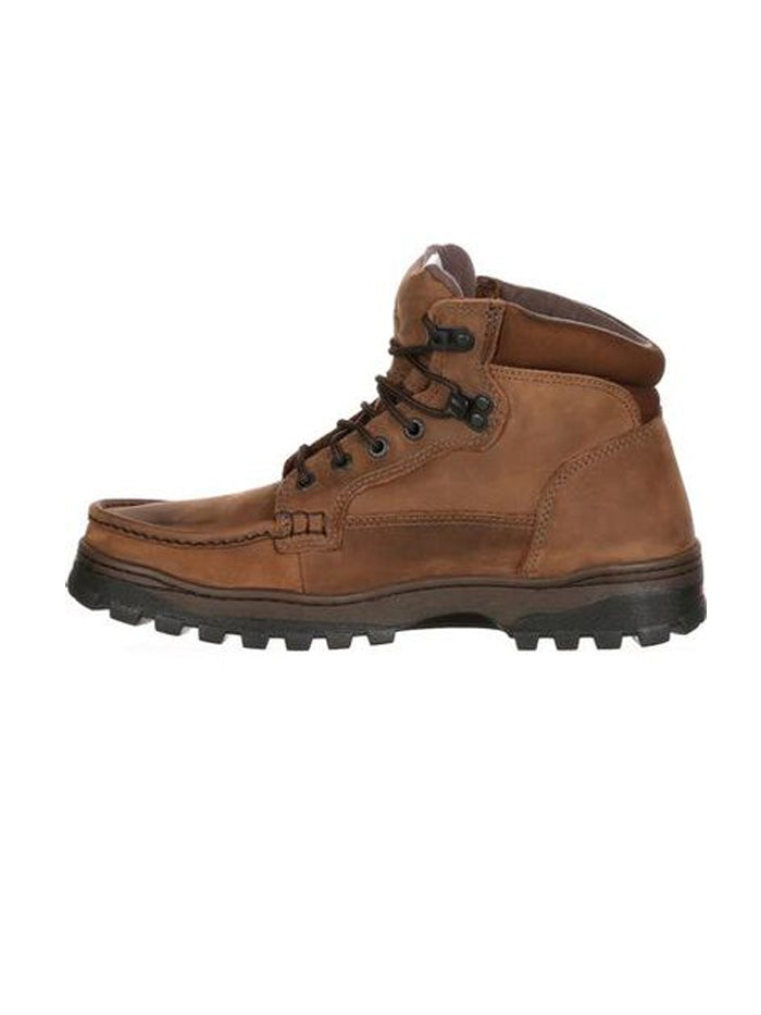 Rocky Men's Outback GORE-TEX® Waterproof Hiking Boots - Light Brown | All-Terrain Outdoor Adventure Footwear for Hiking, Camping & Trail Walking
