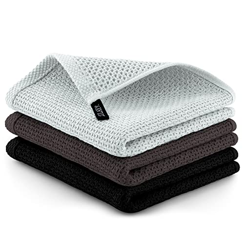 Black, Dark Gray, White