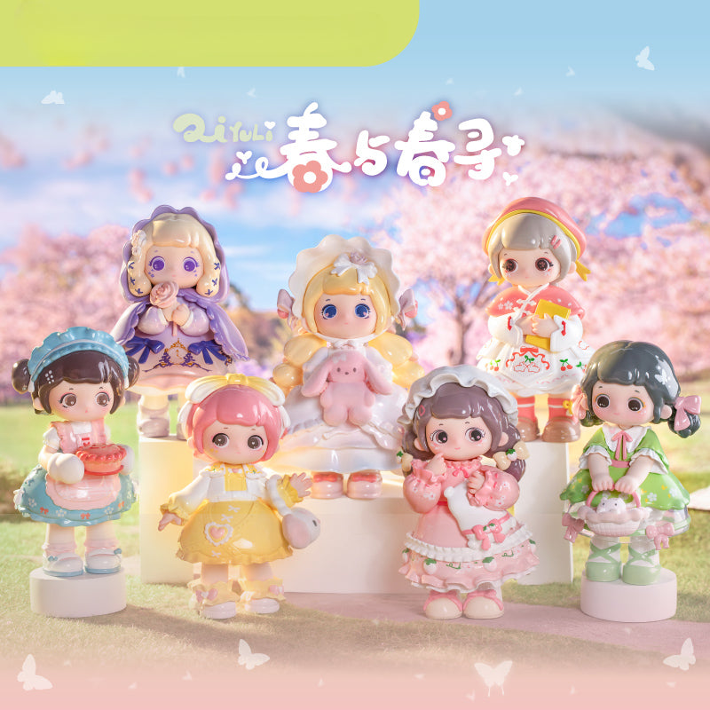ZIYULI Spring Series Mystery Blind Box - Cute Collectible Figures for Anime Fans, Perfect for Gifts, Display & Surprise Unboxing Fun