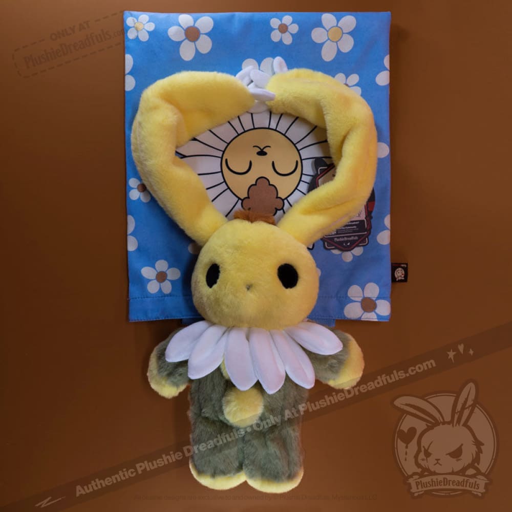 Plushie Dreadfuls Daisy Rabbit Stuffed Animal Toy - Soft Cute Bunny Plush for Kids, Gift, Nursery Decor & Anxiety Relief