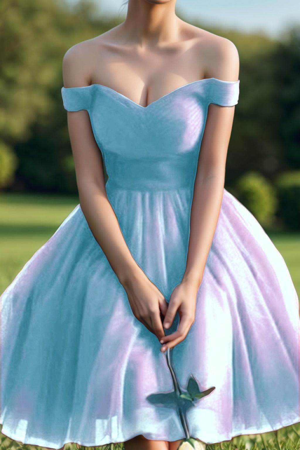 Princess Tea Length Tulle Homecoming Dresses for Girls - Elegant CS0526 Ball Gown for Prom, Quinceañera & Special Occasions
