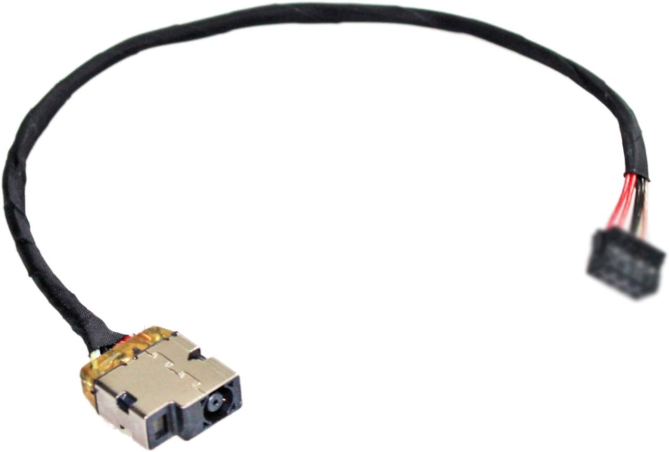 HP 15 G 15 R Laptop DC Power Jack Cable 749647-001 717371-SD6 Replacement Charger Port - Compatible for HP Laptops, Home & Office Use