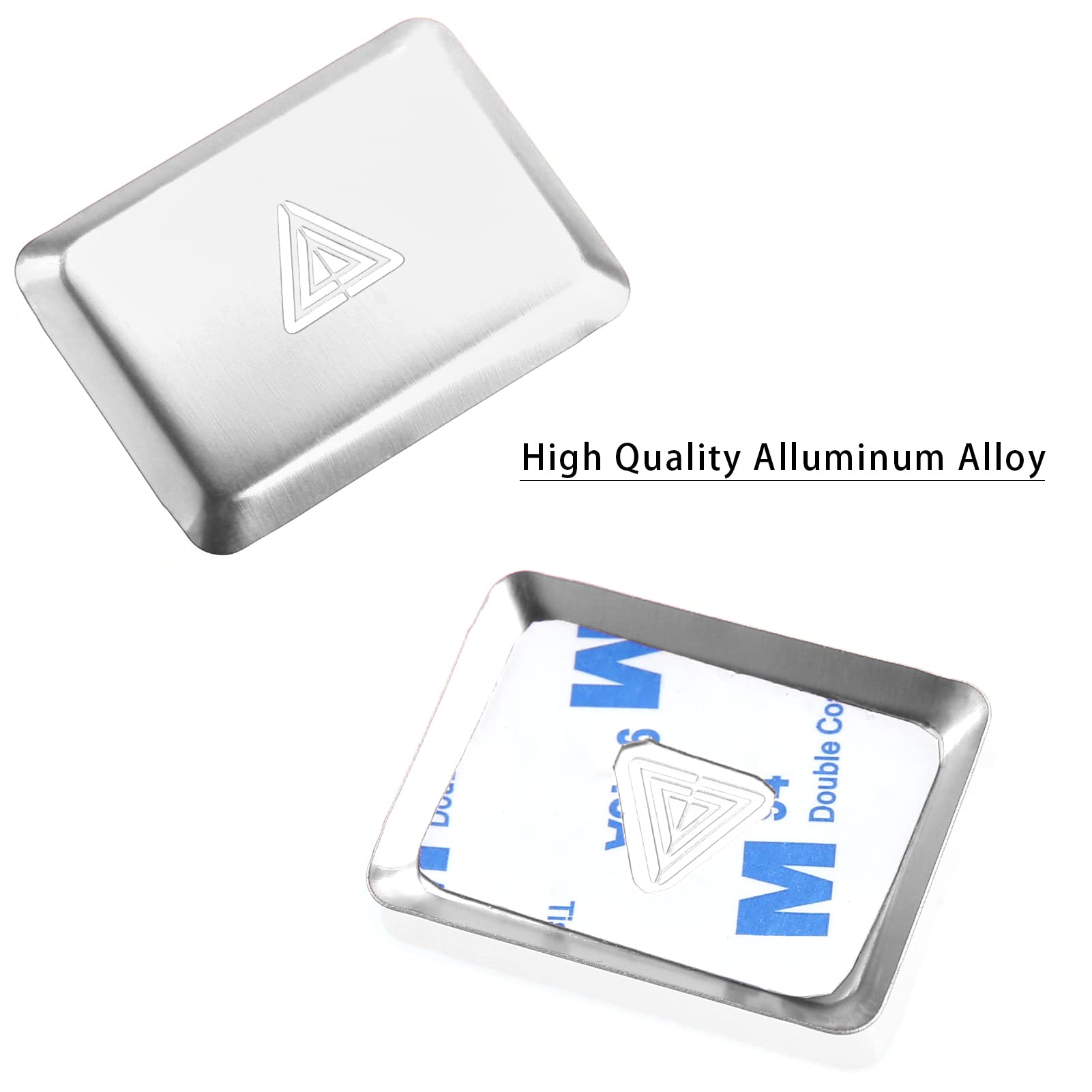 Honda Civic 2022-2025 & Accord CR-V HR-V 2023-2025 Car Accessories - Silver Center Console Air Vent Cover with Hazard Warning Light Push Button | Perfect for Interior Protection & Style Upgrade