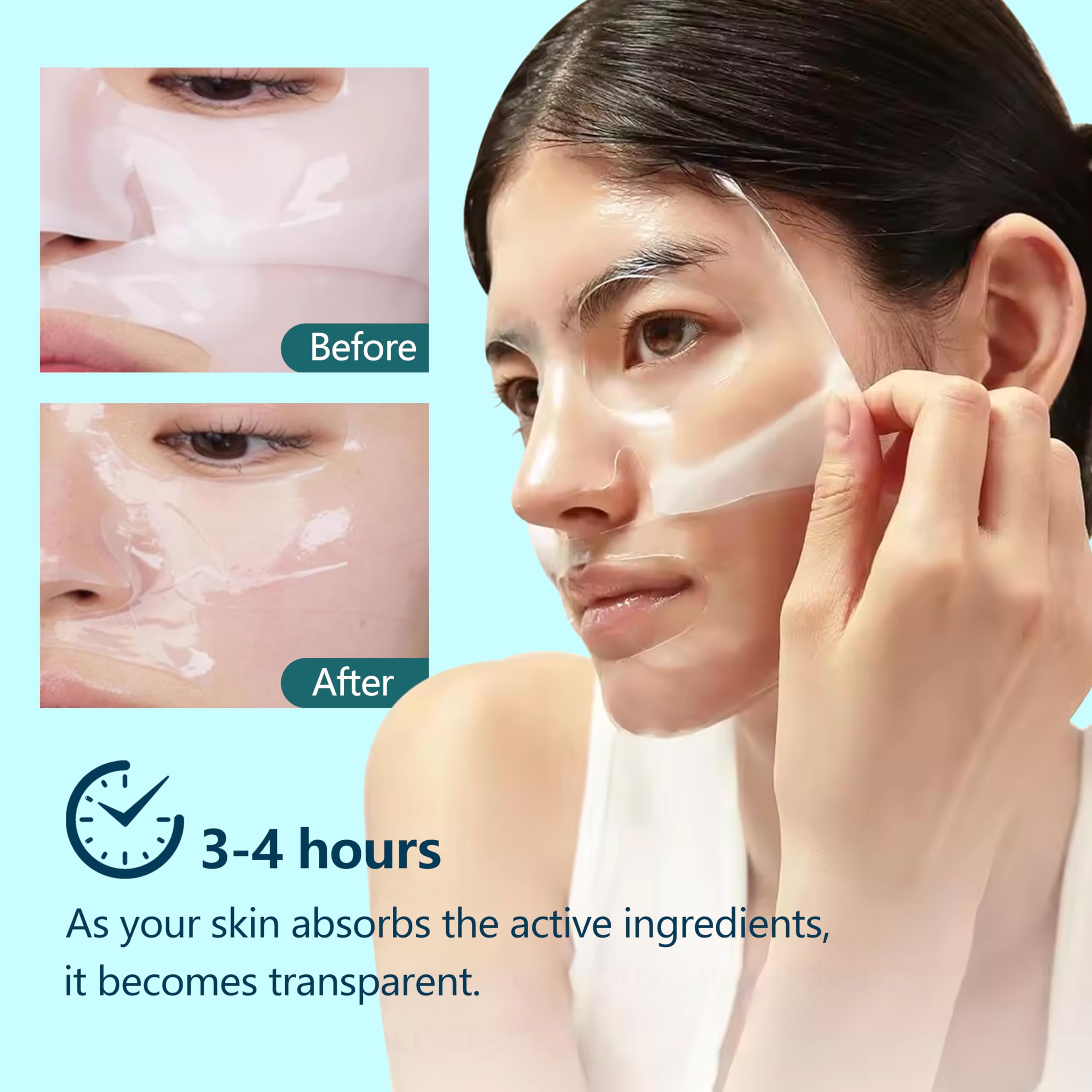 **Deep Collagen Anti-Wrinkle Lifting Face Mask - Hydrating Overnight Mask with Retinol, Niacinamide & Hyaluronic Acid for Skin Repair, Firmness & Wrinkle Treatment - Perfect for Nighttime Skincare Routine & Anti-Aging Care**