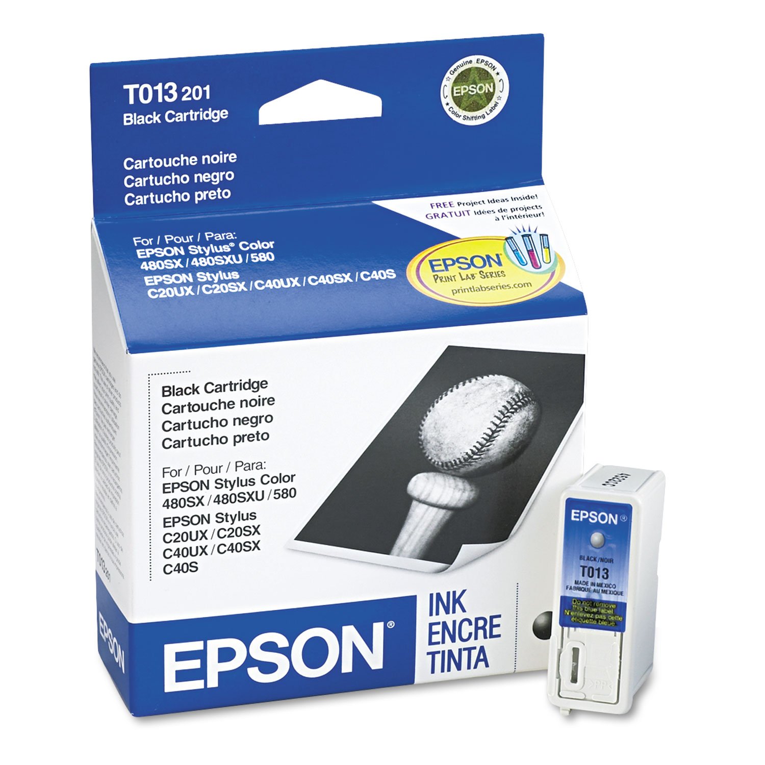 Epson Stylus T013201 T014201 Ink Cartridge - High-Quality Replacement Ink for Epson Printers | Perfect for Home, Office & School Printing Needs