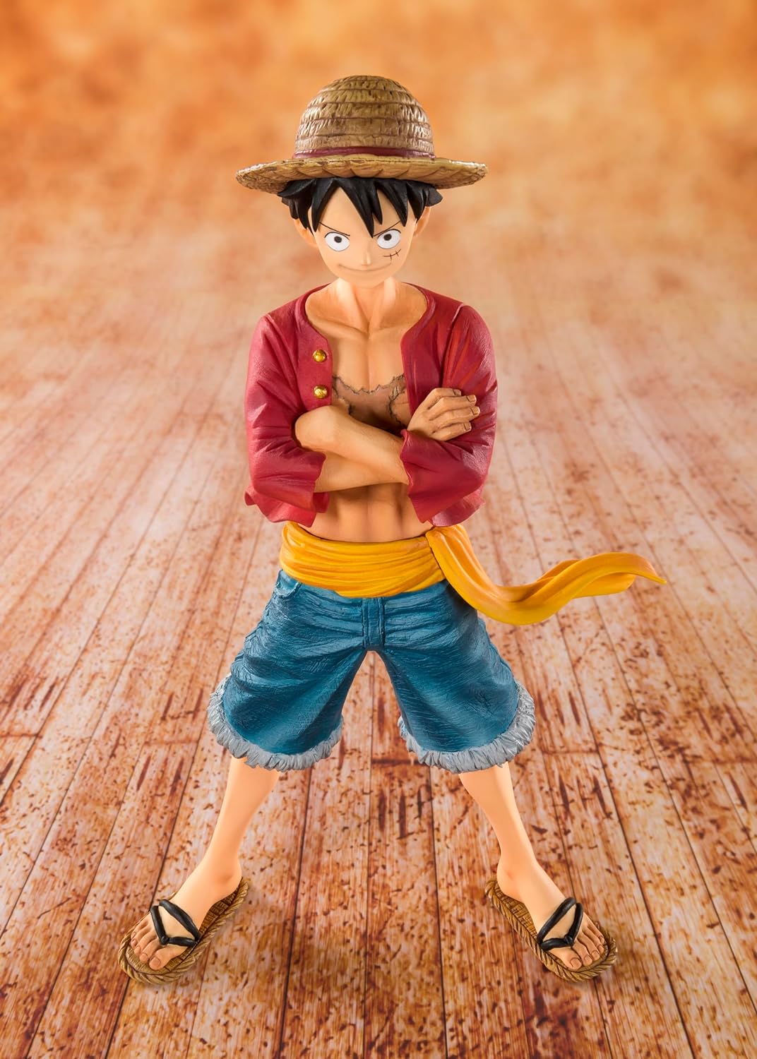 Figuarts Zero Straw Hat Luffy Anime Figure - One Piece Collectible Action Figure for Display & Gifts | Perfect for Anime Fans, Home Decor, and Office Desk Display
