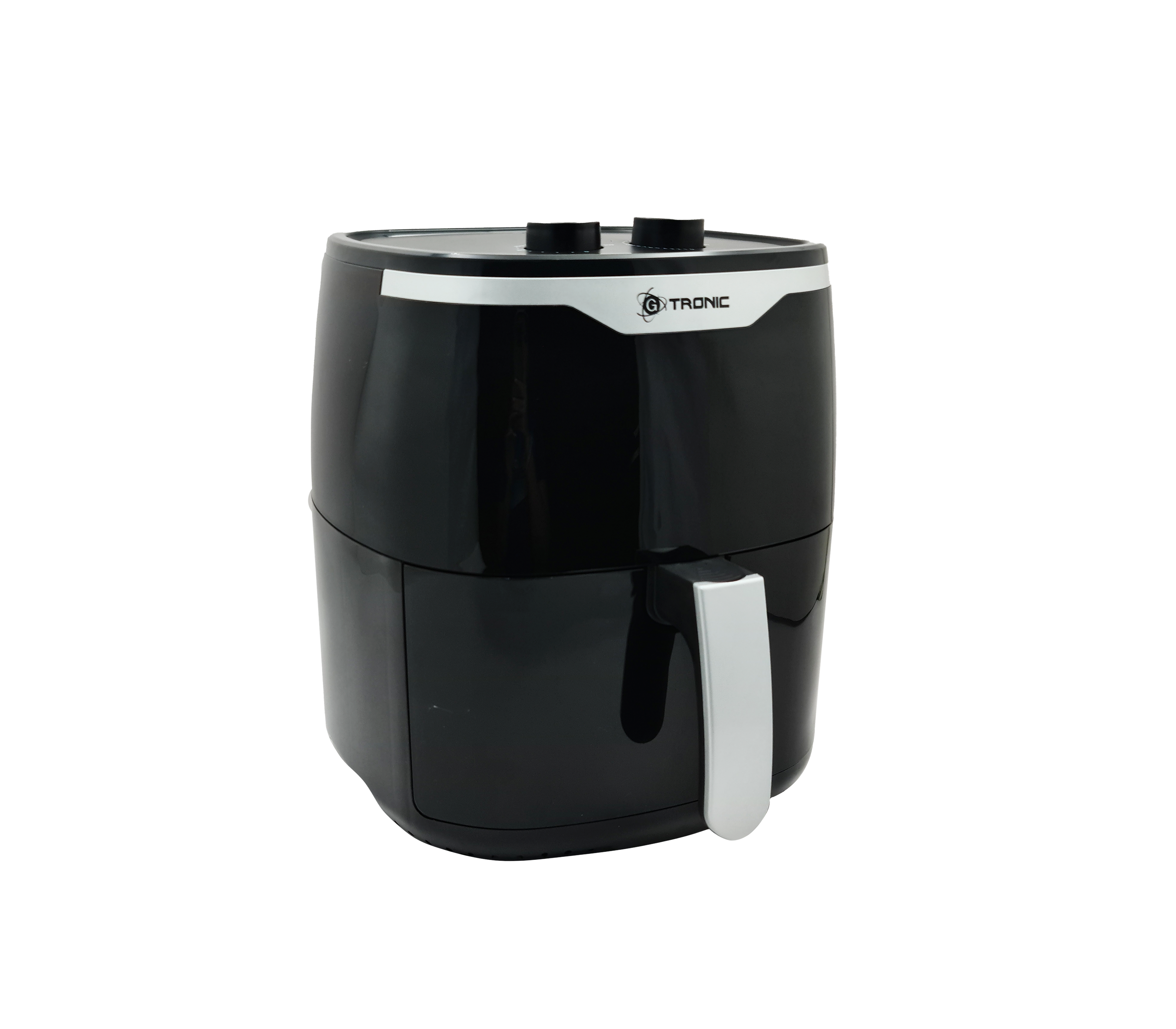 4.5L 1400W Gtronic Air Fryer - Manual Control, Black - Healthy Oil-Free Cooking for Family Meals, Snacks & Quick Meals