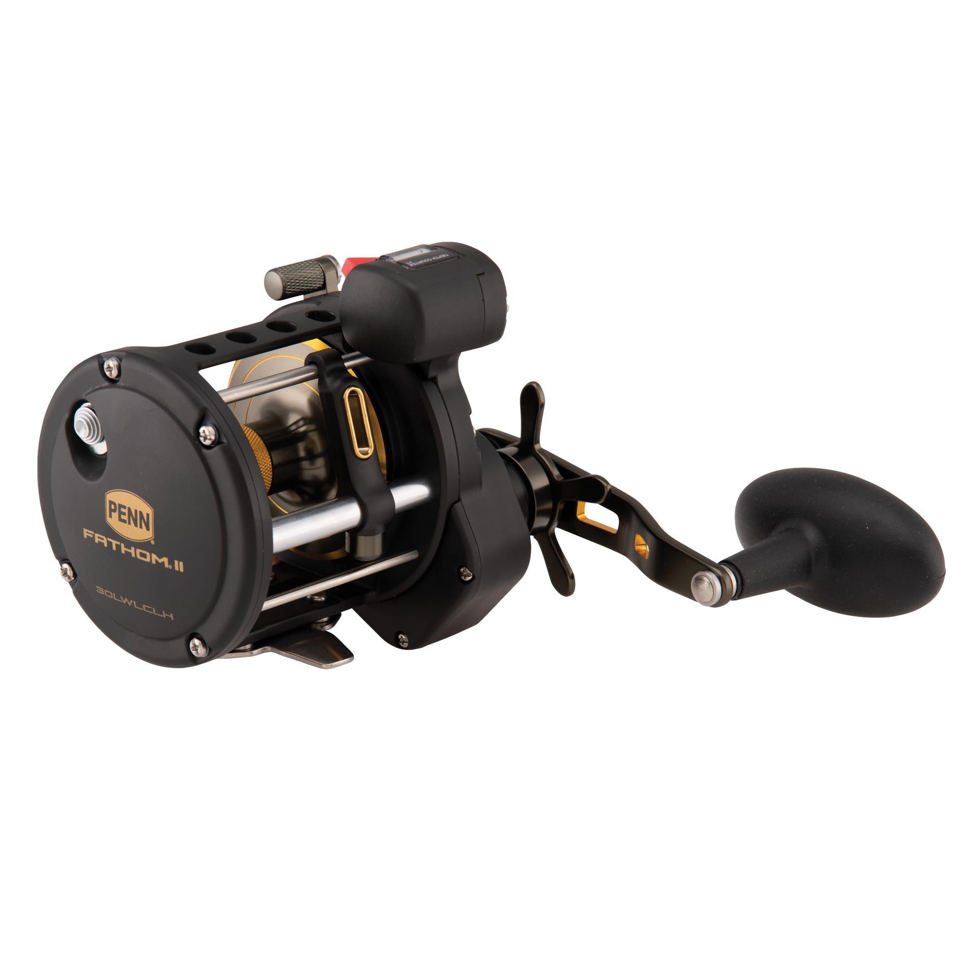 PENN Fathom™ II Level Wind Conventional Fishing Reel - Saltwater & Freshwater Use for Offshore, Surf & Pier Fishing
