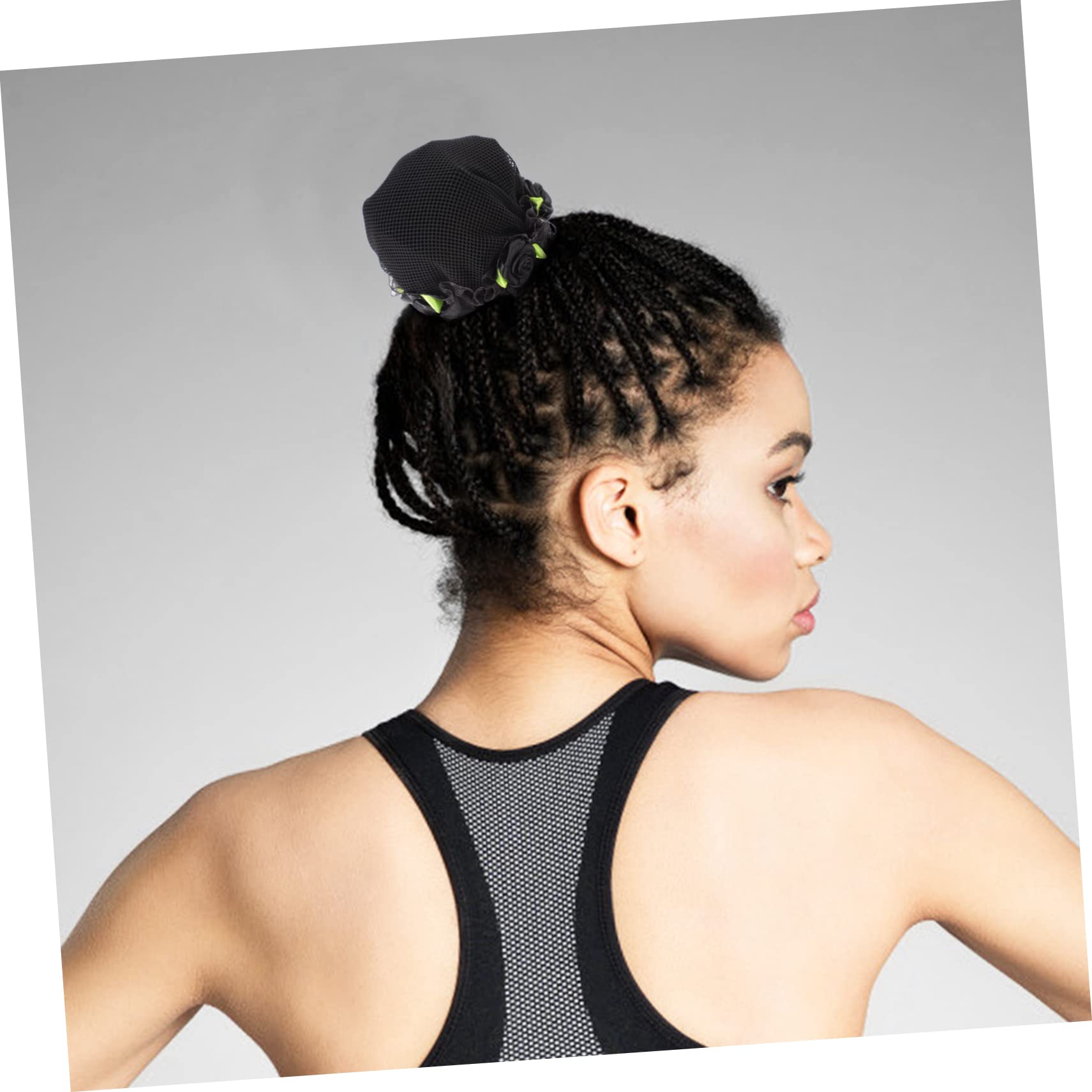 Mikinona 6-Pack Women's Hair Nets - Elastic Mesh Hair Ties & Bands for Bun Hairstyles - Durable Hair Accessories for Elegant & Tidy Look - Perfect for Work, Gym, Dance, and Everyday Use