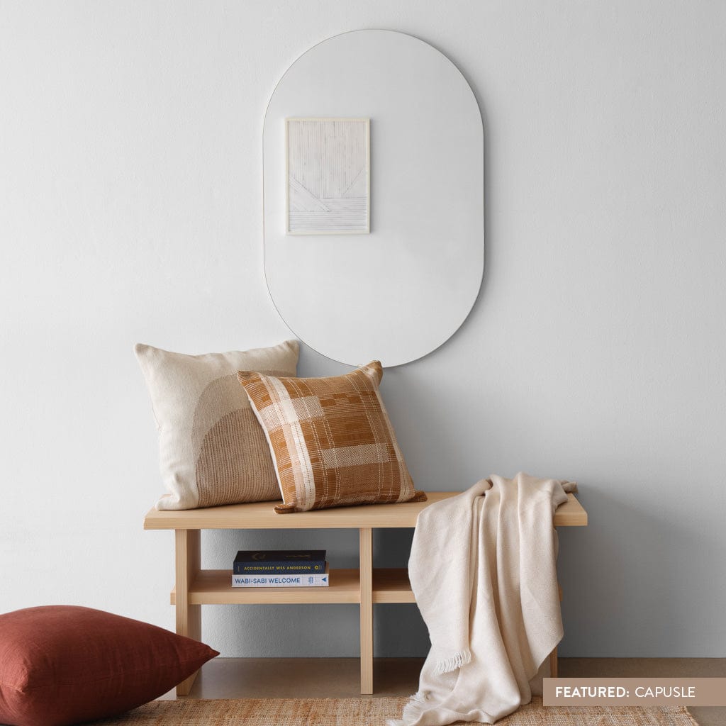 Central Mirror - Elegant Wall Mirror for Home Decor, Living Room, Bedroom, Bathroom | Perfect for Vanity, Entryway & Interior Design