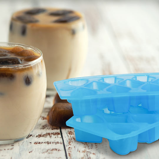 2-in-1 Silicone Ice Cube Tray with Lid - BPA Free Flexible Ice Maker for Cocktails, Whiskey & Beverages - Perfect for Home Bars, Parties & Kitchen Use