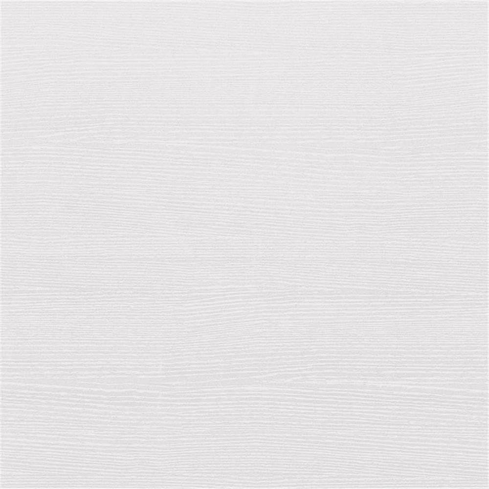 BOWERY HILL White Farmhouse End Table with Storage - Rustic Engineered Wood Nightstand for Living Room, Bedroom & Home Decor