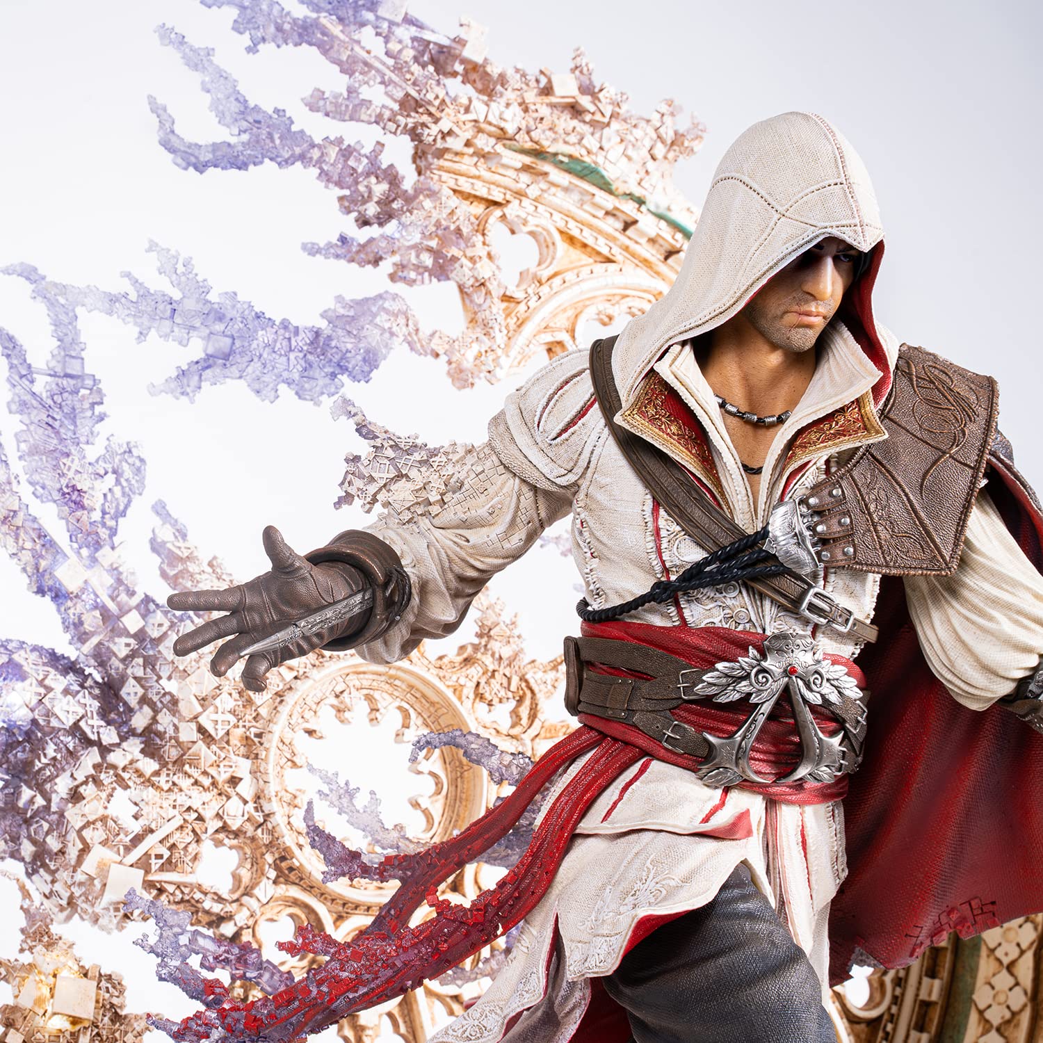 Assassin's Creed Ezio 1/4 Scale Statue by Pure Arts - Premium Collectible Figure for Gamers & Fans | Perfect for Display in Home, Office, or Gaming Room