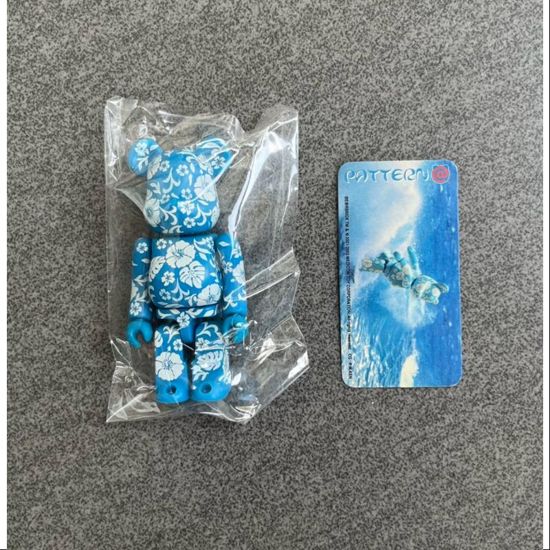 Be@rbrick Series 4 Blue and White Porcelain Pattern Collectible Figure - Limited Edition Bearbrick Art Toy for Display & Collection - Perfect for Home Decor, Office Display, and Anime Fans Gifts
